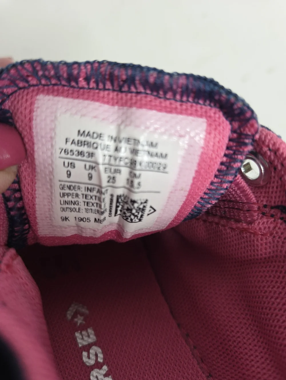 Converse Toddler Girl's Double Tongue All Star Maddie Gravity Graphic Sneaker 9